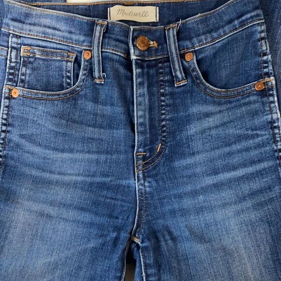 Madewell 10" High -Rise Skinny Stretch Ankle Jeans 23 - Picture 7 of 12